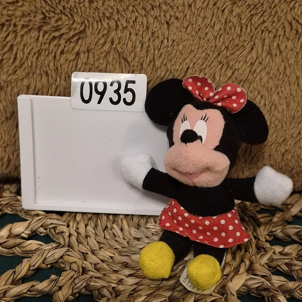 ✅Disney Store Minnie Mouse Plush Toy Bean Bag  Doll#️⃣0935